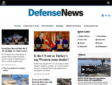 Tablet Screenshot of defensenews.com